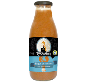 Bisque homard sel de Guérande produit breton