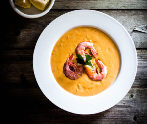 recette bretonne crevettes bisque homard