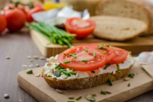 recette bretonne tartine rillettes poulet tomate