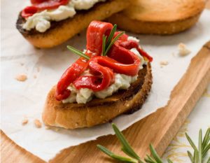 recette bretonne tartine rillettes poivron