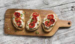 Recette bretonne tartine thon tomates séchées