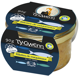 produit breton rillettes maquereaux vin blanc
