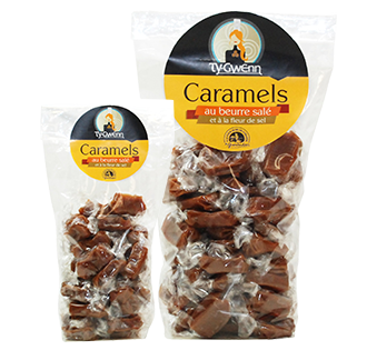 caramels beurre salé fleur de sel breton