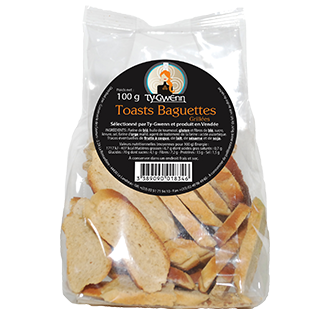 Toasts baguettes